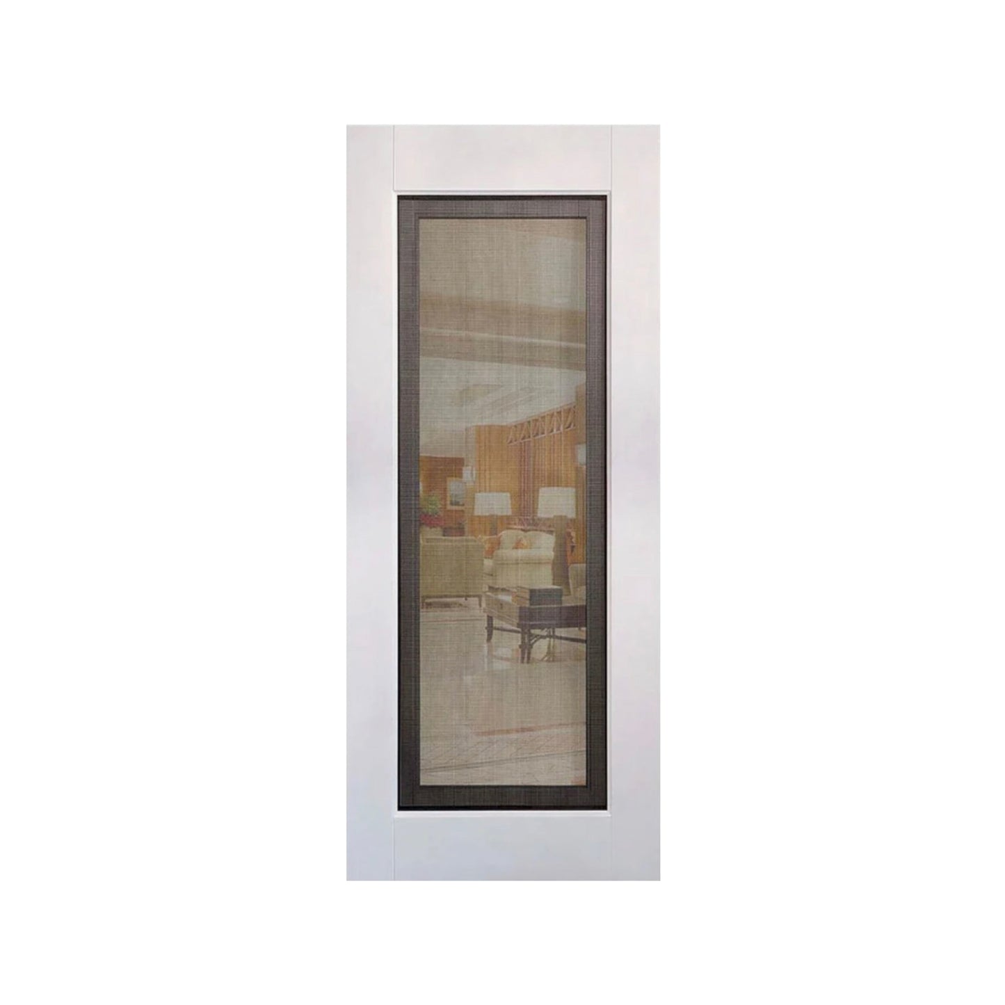 2 in 1 - 1P Pre Primed with Security screen & Clear Glass