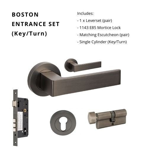 Boston Graphite Nickel - Just Doors NSW
