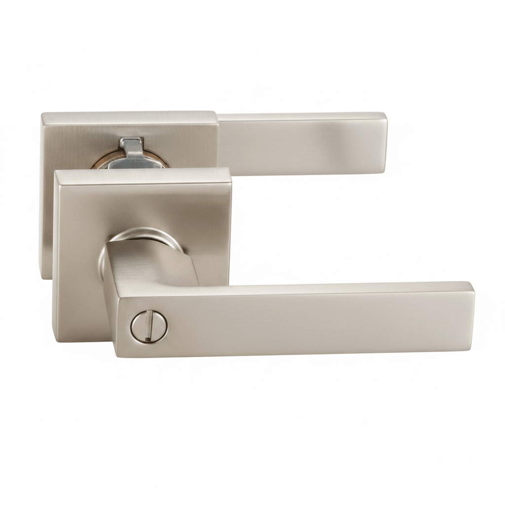 L2 - Brooklyn Satin Nickel Internal Handle - Just Doors NSW