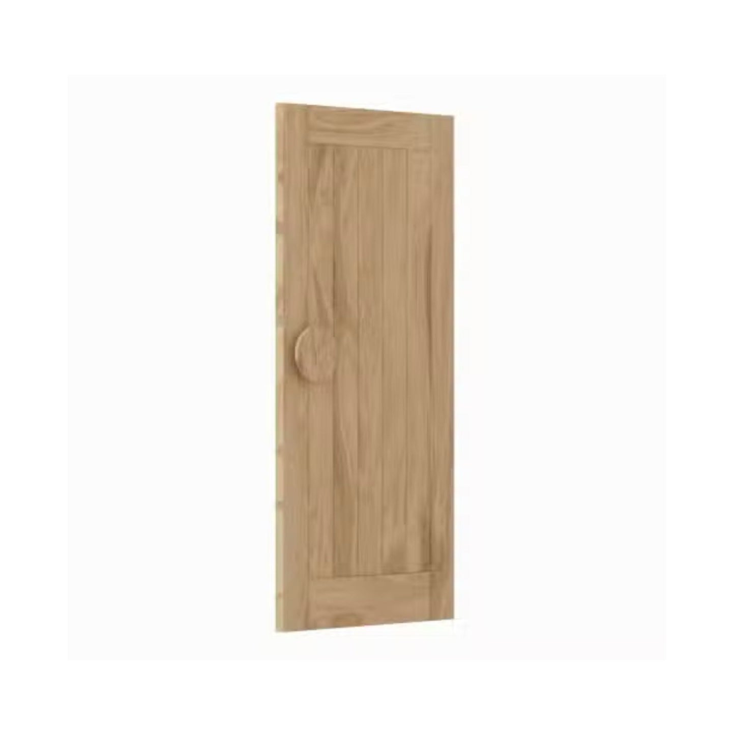 Nixon Wooden Ash Round Pull Handle - Just Doors NSW