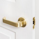 STREAMLINE - Satin Brass - Just Doors NSW
