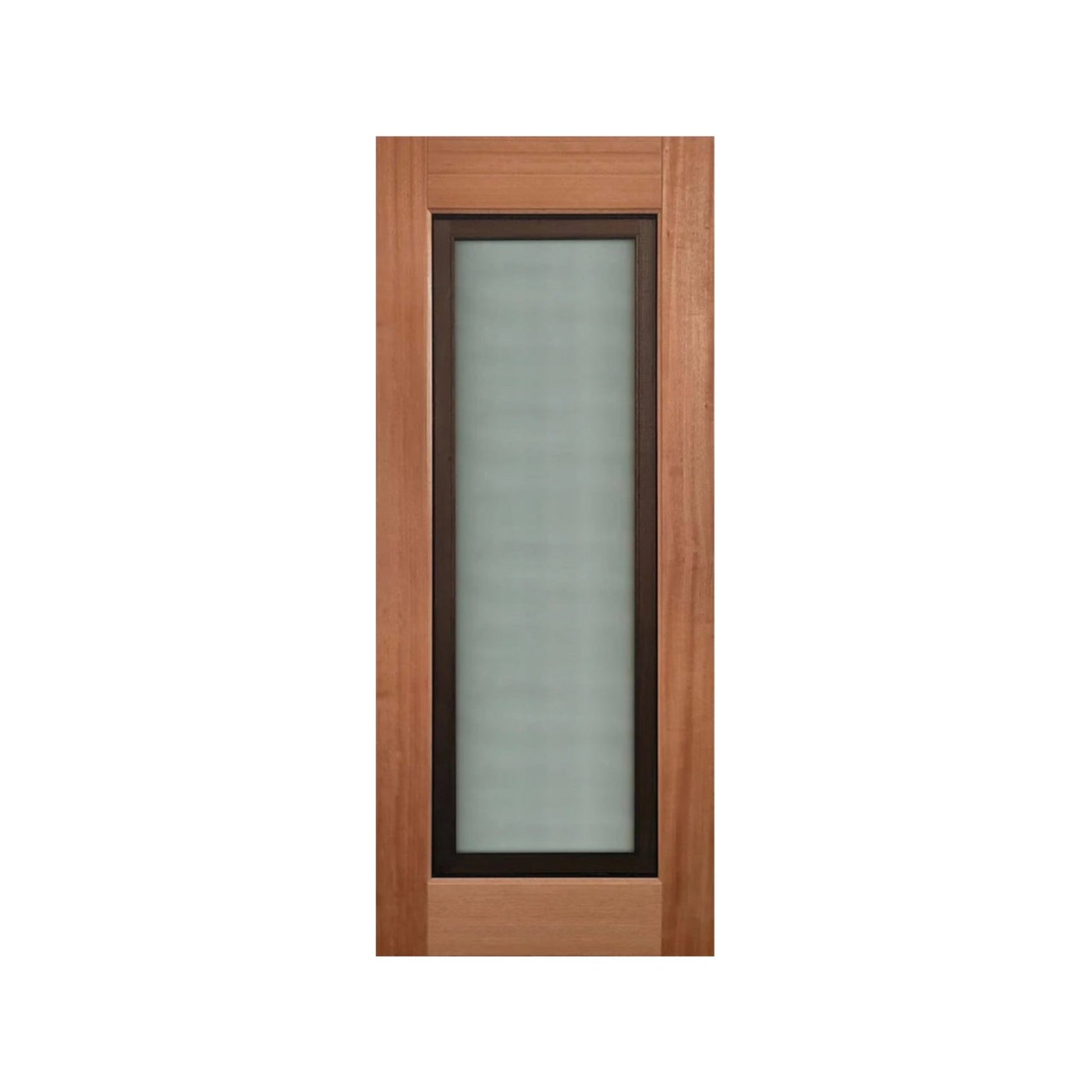 2 in 1 - 1P Timber with Security screen - Just Doors NSW
