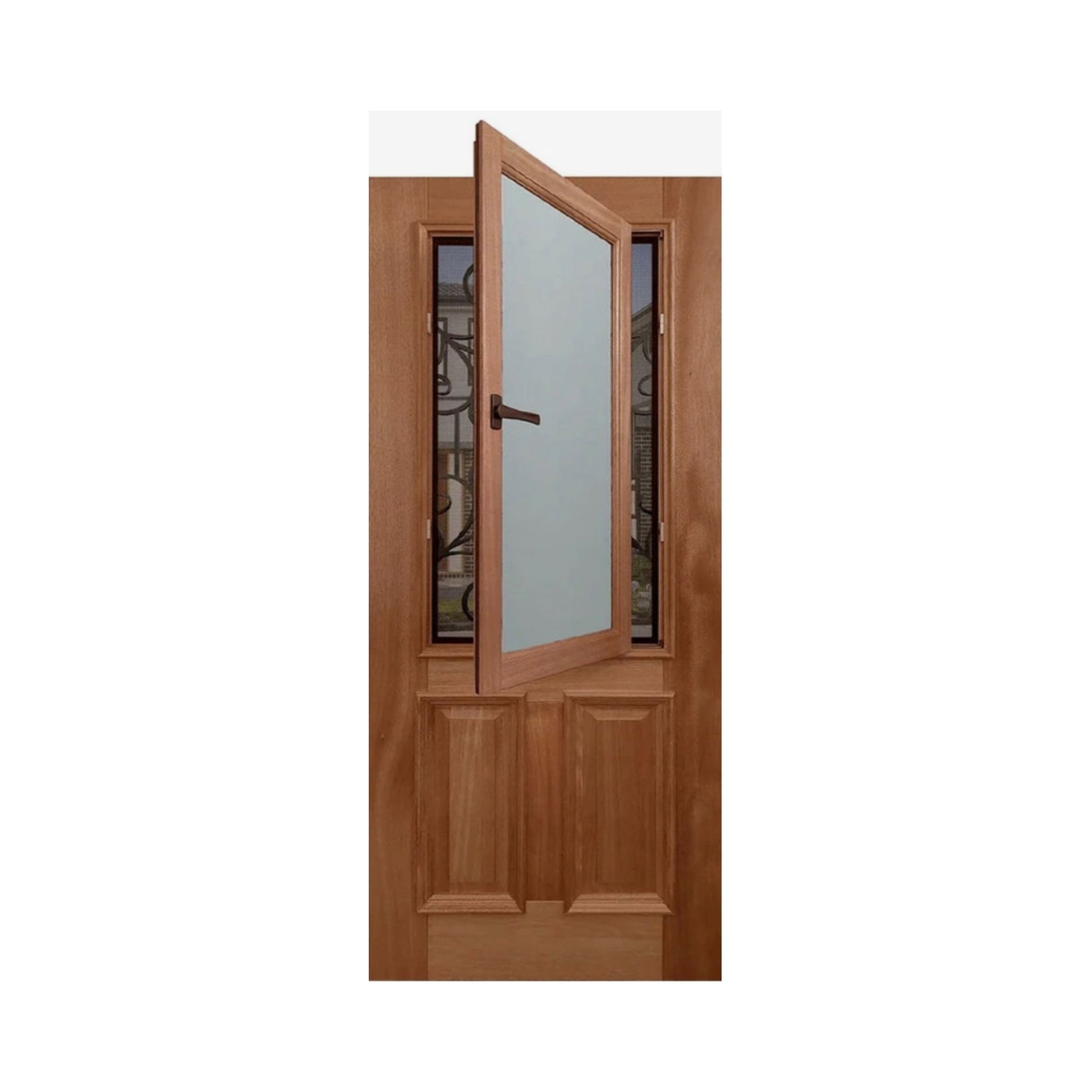 2 in 1 - 2P - French Style with Security screen - Just Doors NSW
