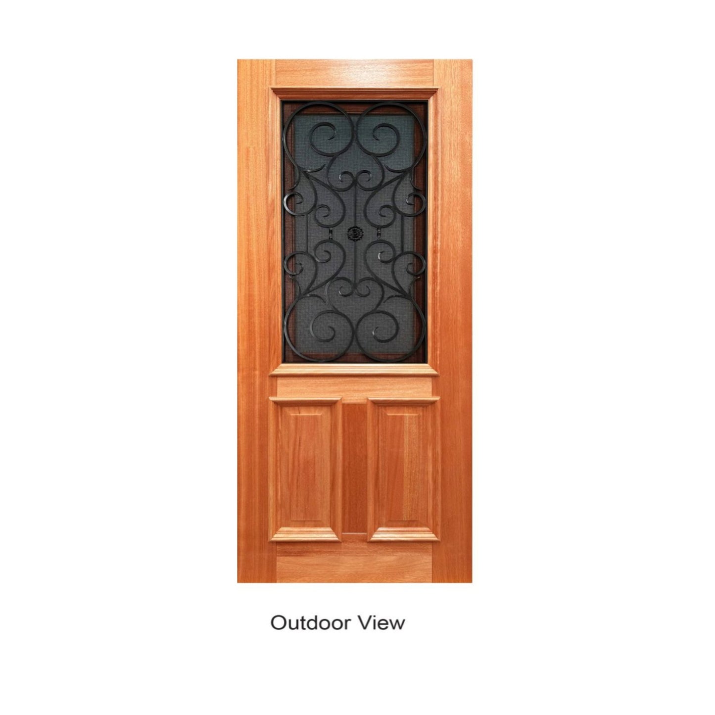 2 in 1 - 2P-French Style with Security screen - Just Doors NSW