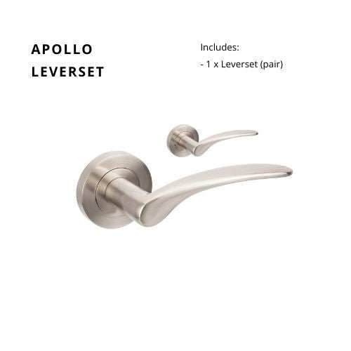APOLLO - Brushed Nickel - Just Doors NSW