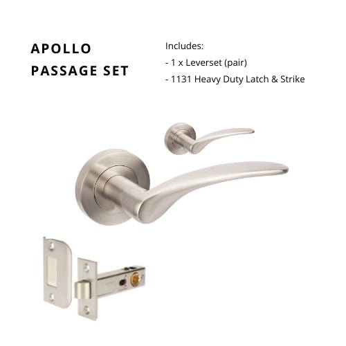 APOLLO - Brushed Nickel - Just Doors NSW