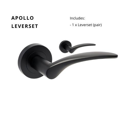APOLLO - Matt Black - Just Doors NSW