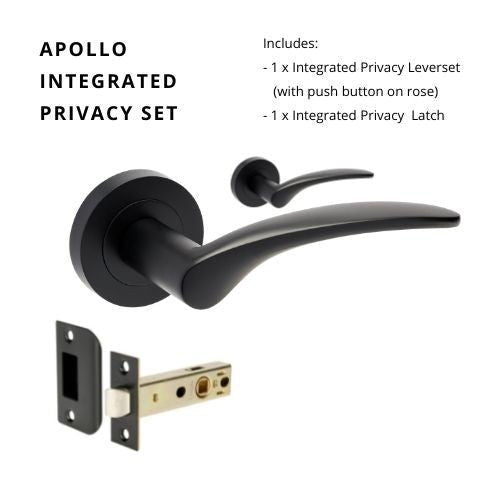 APOLLO - Matt Black - Just Doors NSW