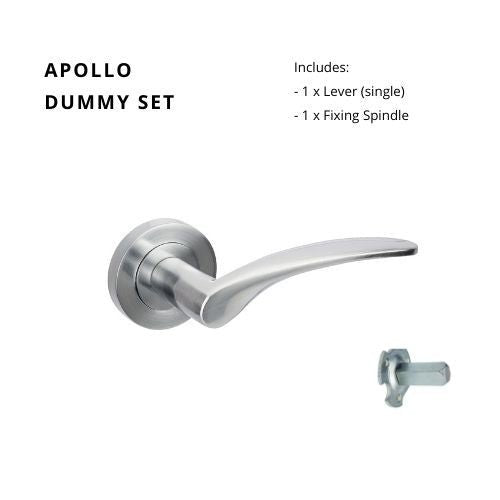 APOLLO - Satin Chrome - Just Doors NSW