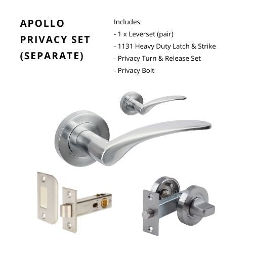 APOLLO - Satin Chrome - Just Doors NSW