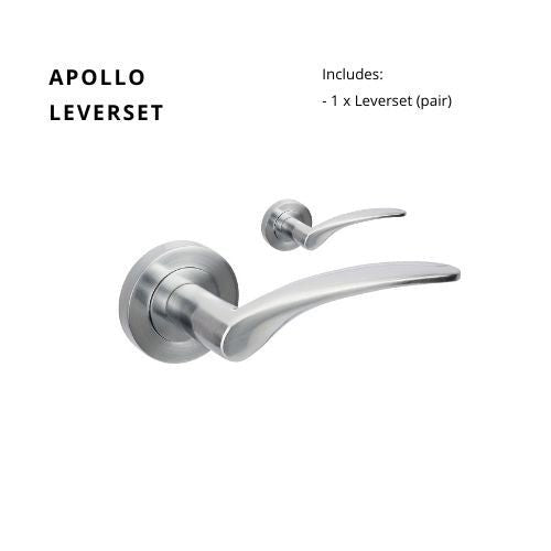 APOLLO - Satin Chrome - Just Doors NSW