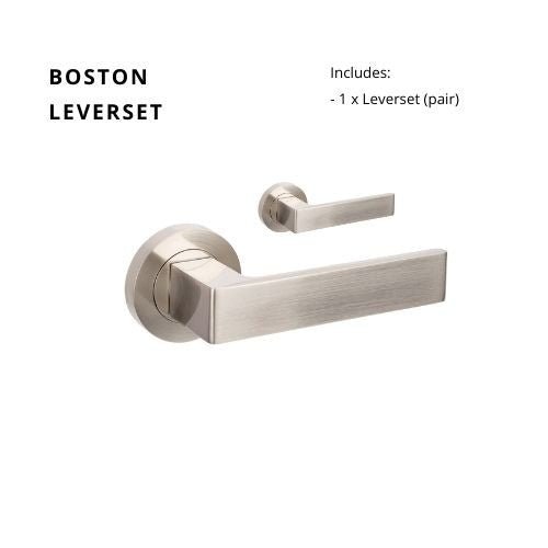 Boston Bushed Nickel - Just Doors NSW