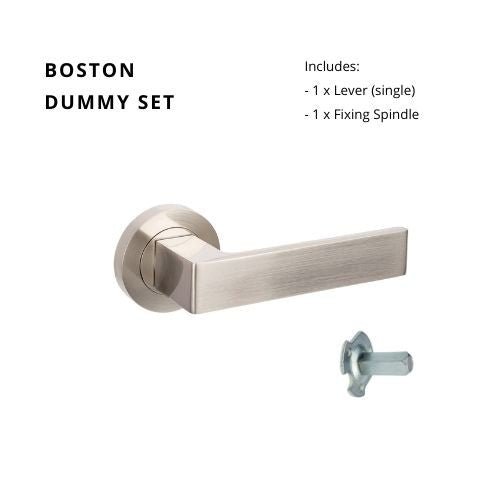 Boston Bushed Nickel - Just Doors NSW