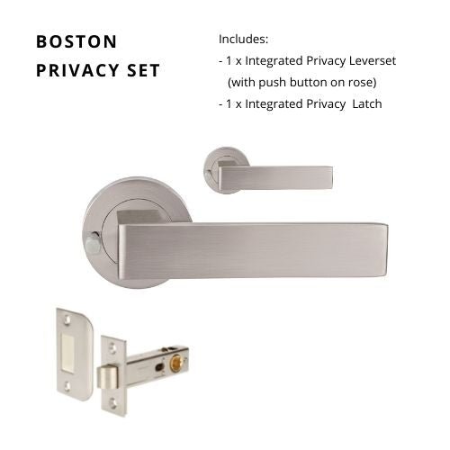 Boston Bushed Nickel - Just Doors NSW