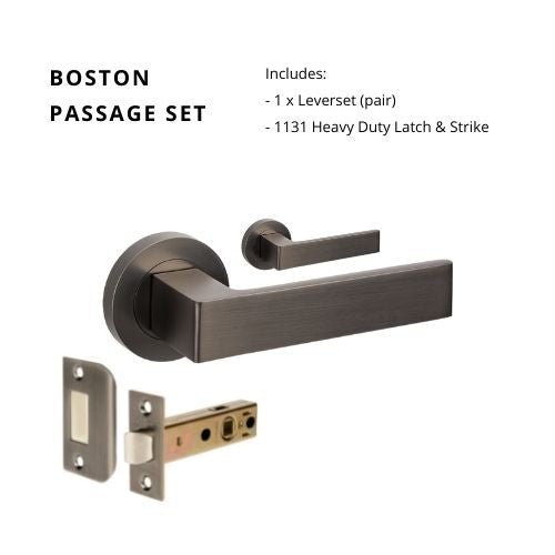 Boston Graphite Nickel - Just Doors NSW