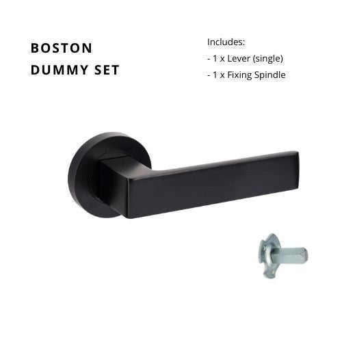 Boston Matt Black - Just Doors NSW