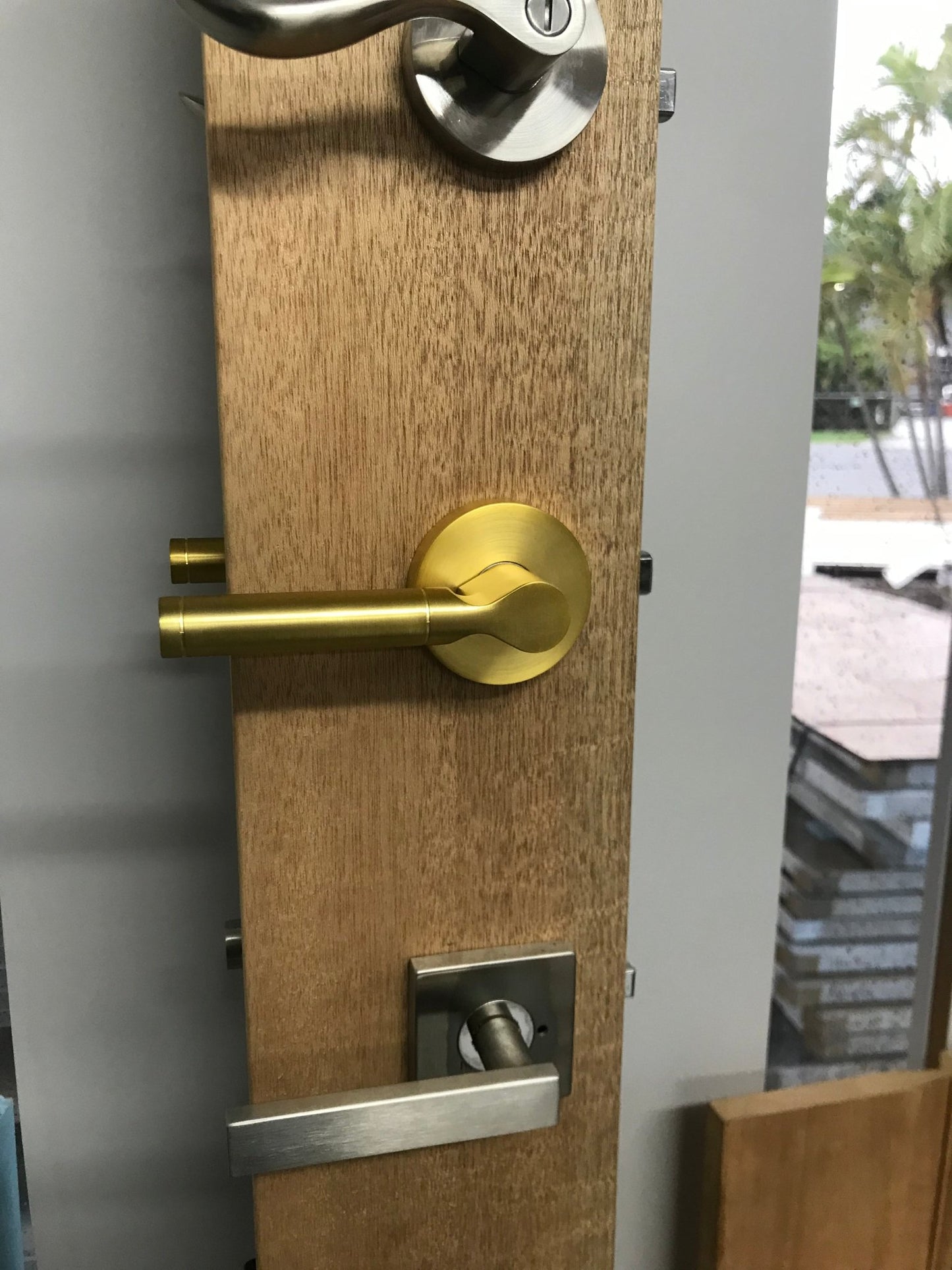Crossbrook Series Handle || PASSAGE || Brushed Gold - Just Doors NSW