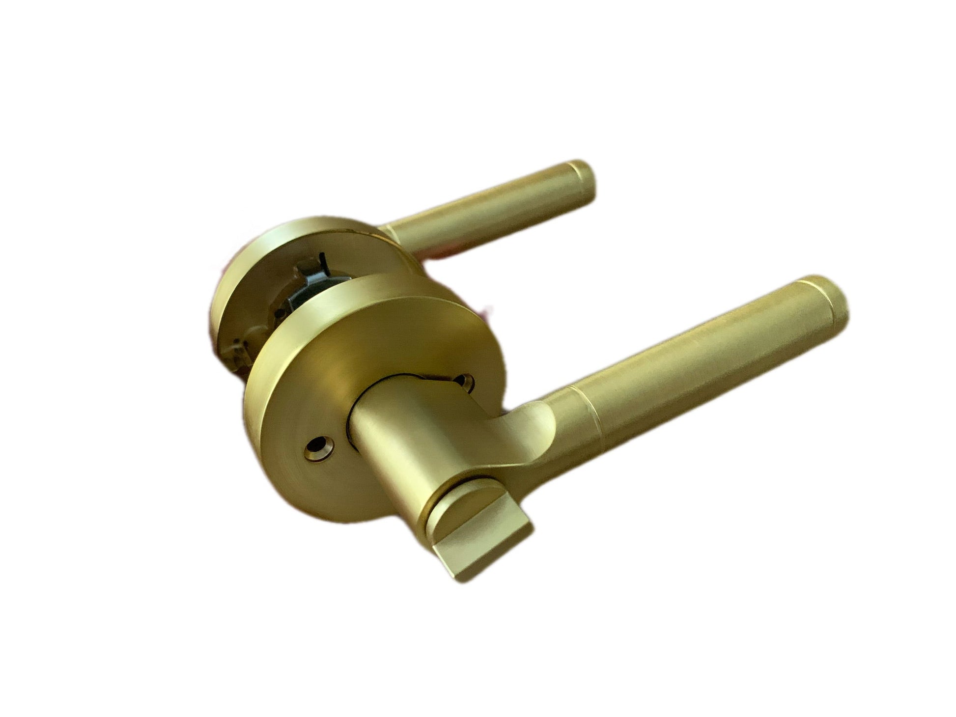 Crossbrook Series Handle || PRIVACY || Brushed Gold - Just Doors NSW