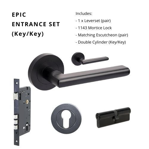 EPIC Matt Black - Just Doors NSW