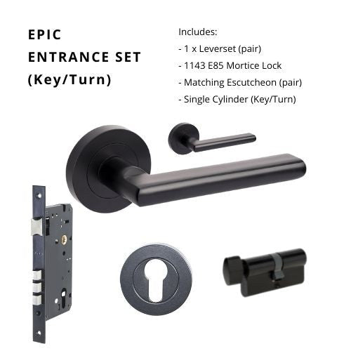EPIC Matt Black - Just Doors NSW