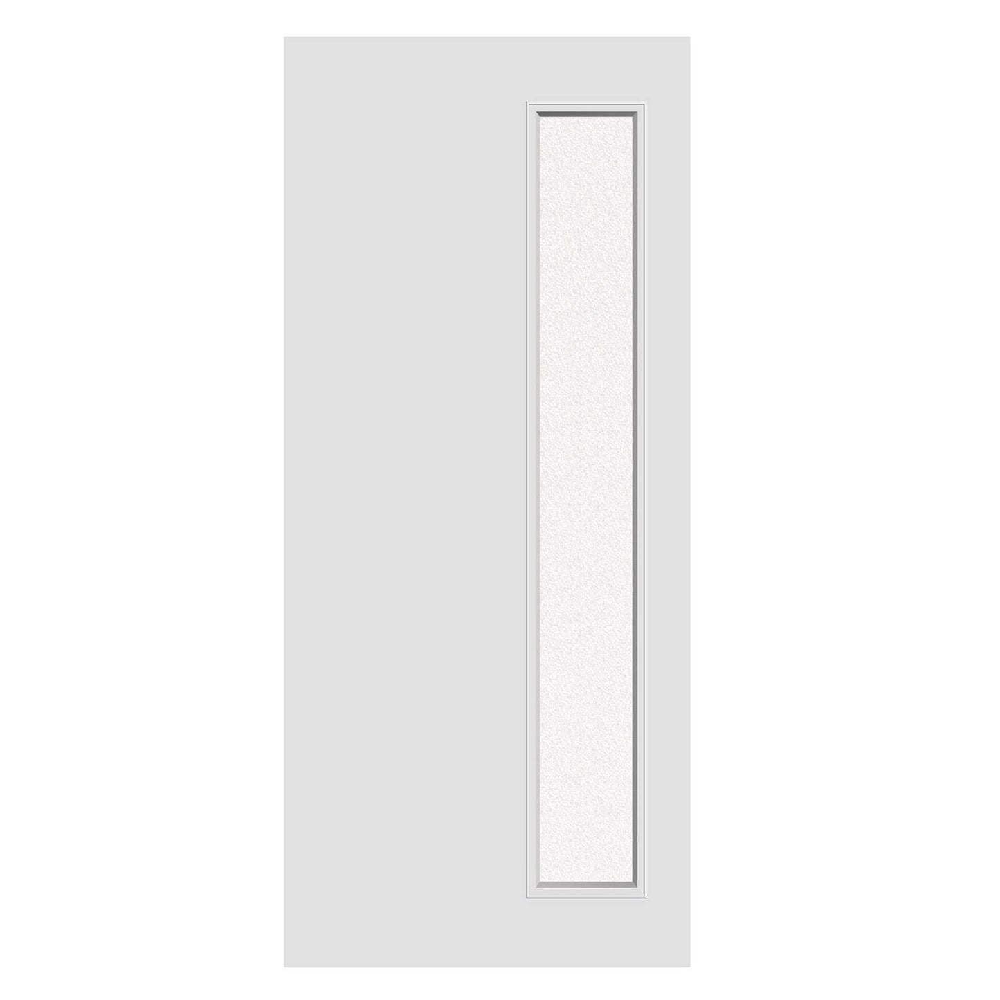 FLF10SST - Vertical 1 light (Smooth) - Just Doors NSW