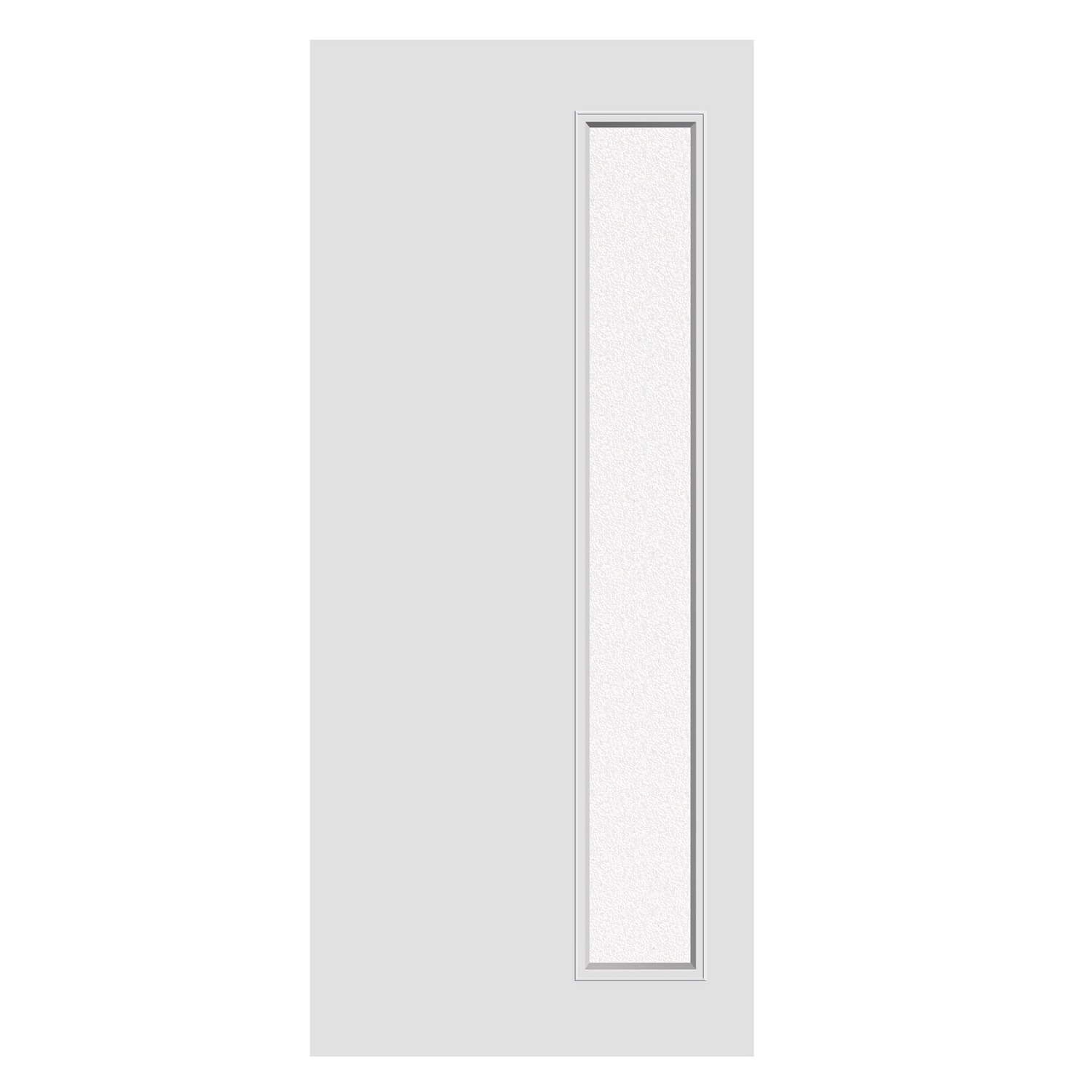 FLF10SST - Vertical 1 light (Smooth) - Just Doors NSW
