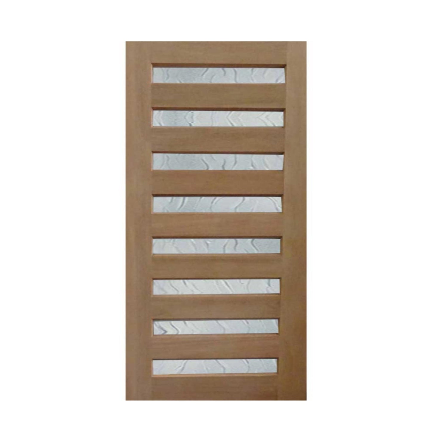 Horizontal 8 Panel Glass - Just Doors NSW