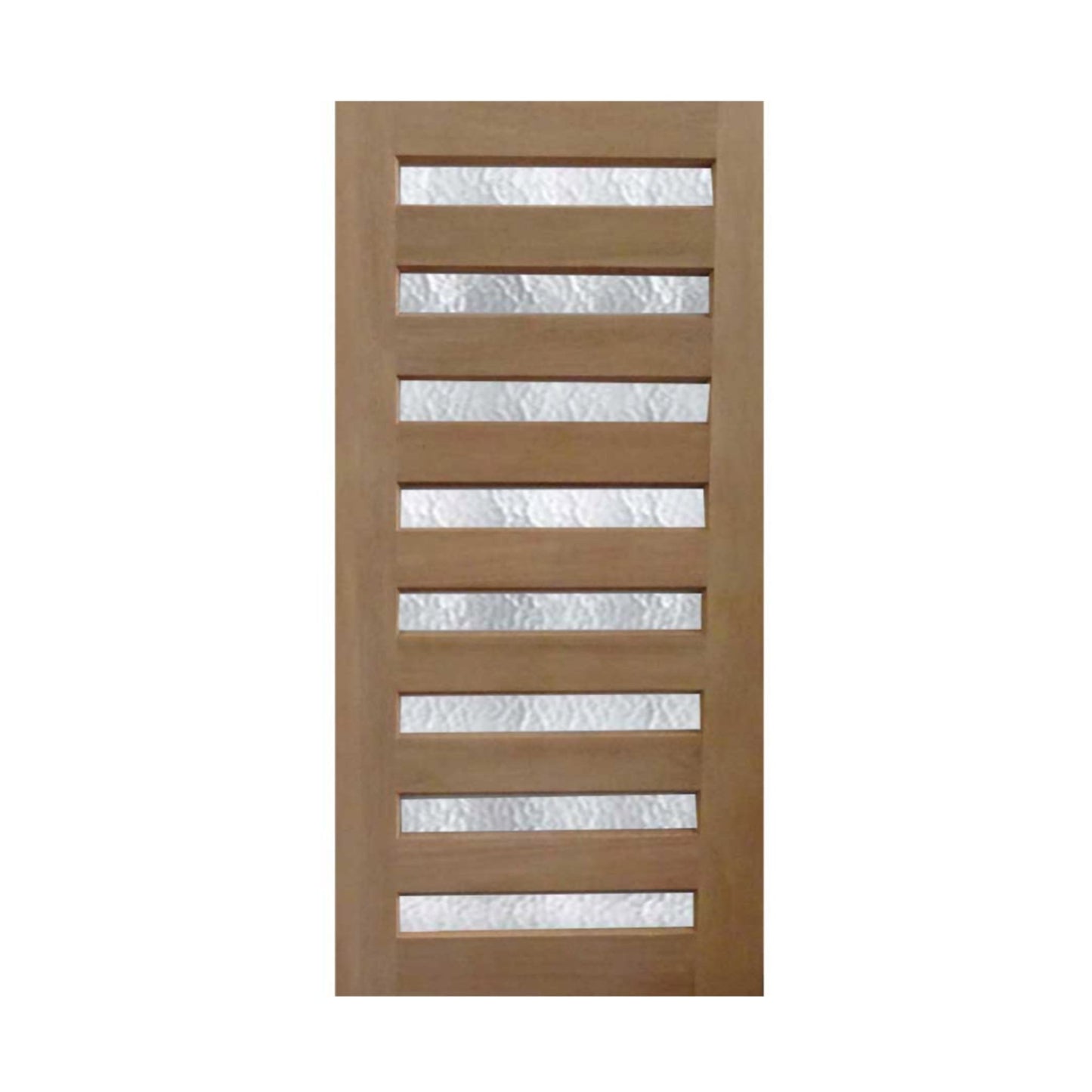 Horizontal 8 Panel Glass - Just Doors NSW