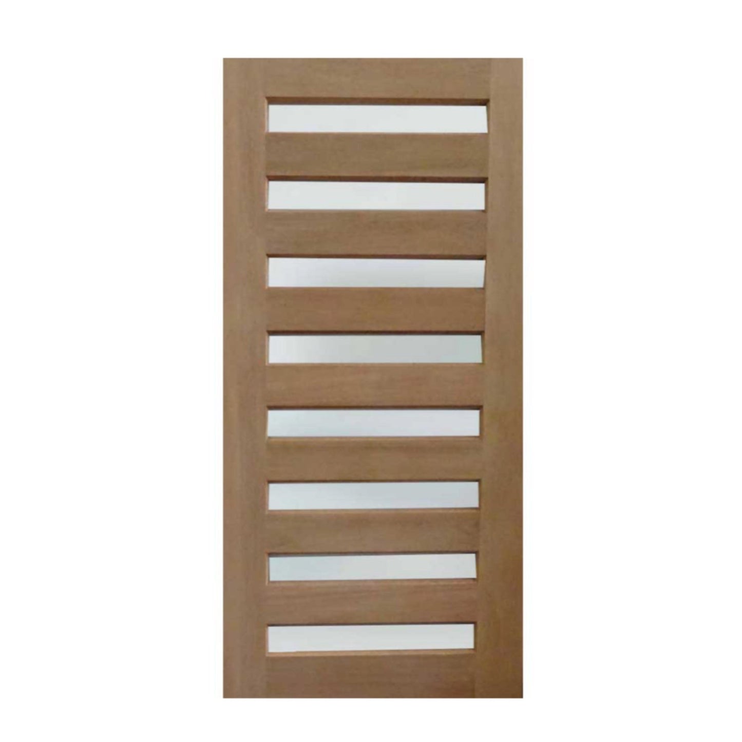 Horizontal 8 Panel Glass - Just Doors NSW