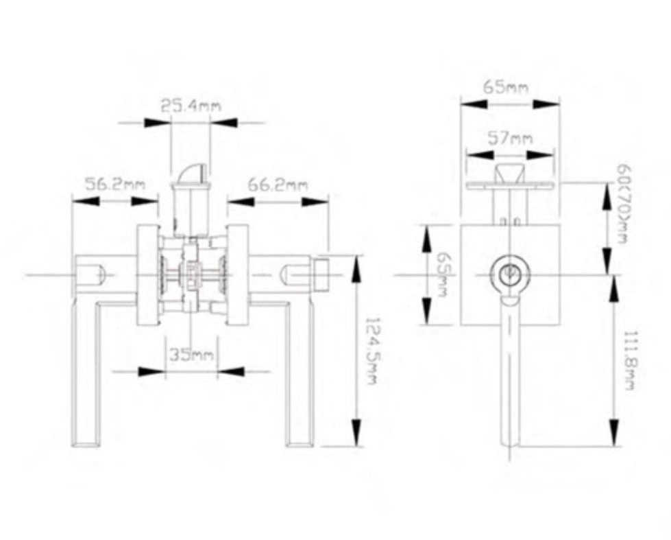 L3- Montana Entrance lever