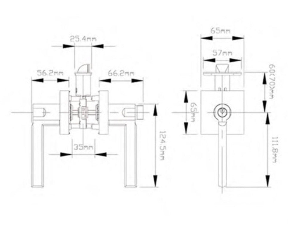 L4 - Vienna Satin Nickel PASSAGE lever