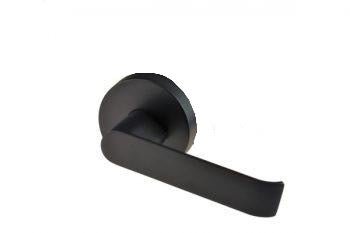 L1 - Madison Matte Black DUMMY Lever - Just Doors NSW