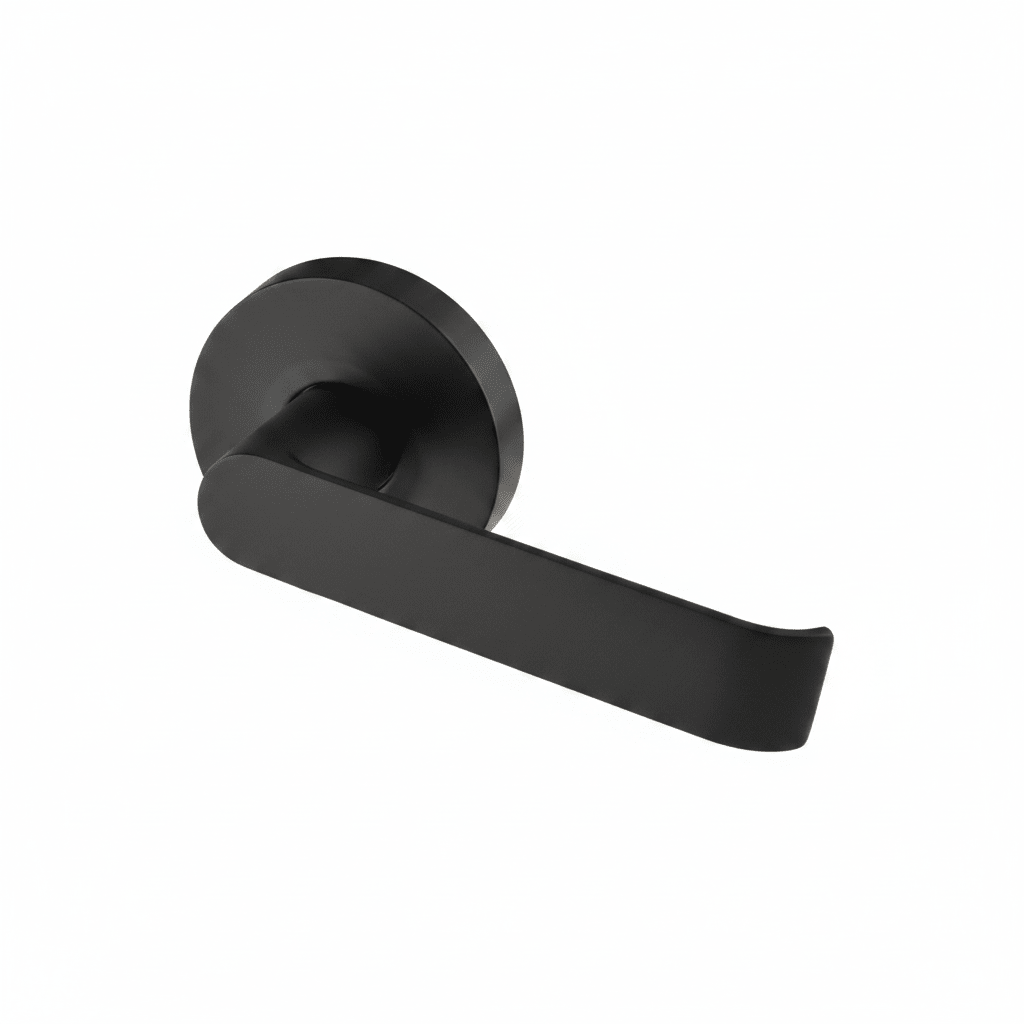 L1- Madison Matte Black Internal Handle - Just Doors NSW