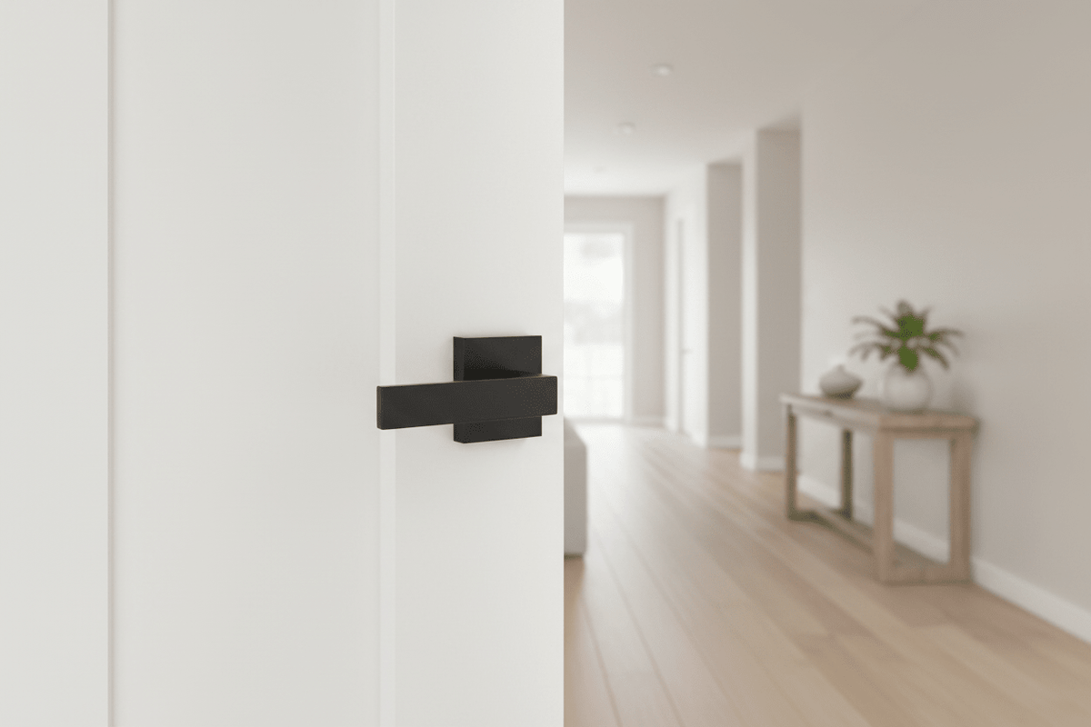 L2 - Brooklyn Matte Black Internal Handle - Just Doors NSW