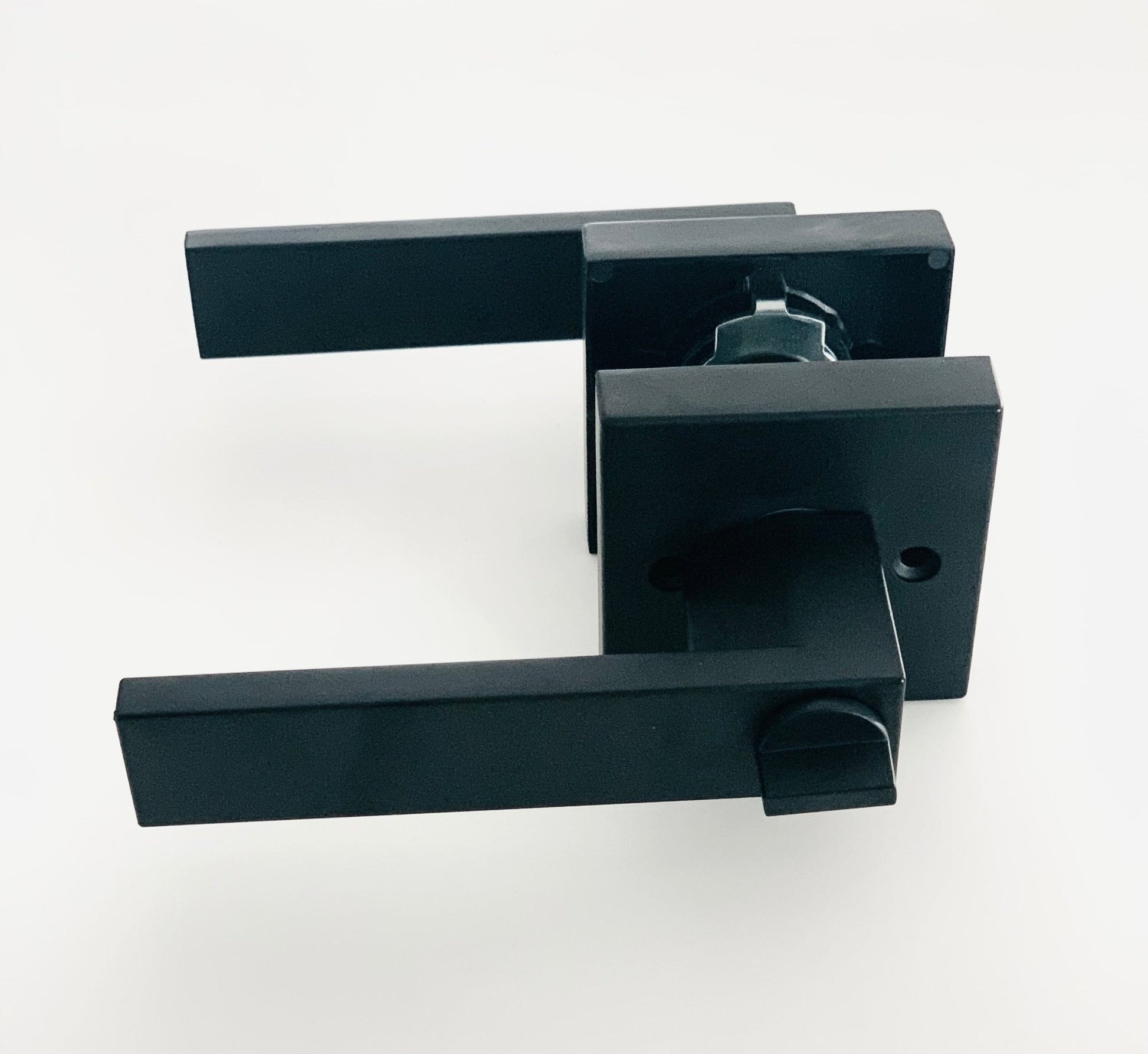 L2 - Brooklyn Matte Black PRIVACY Handle - Just Doors NSW