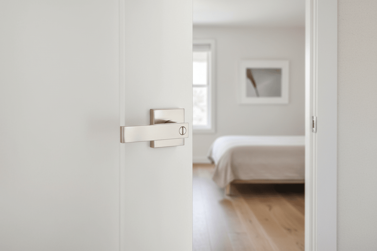 L2 - Brooklyn Satin Nickel Internal Handle - Just Doors NSW