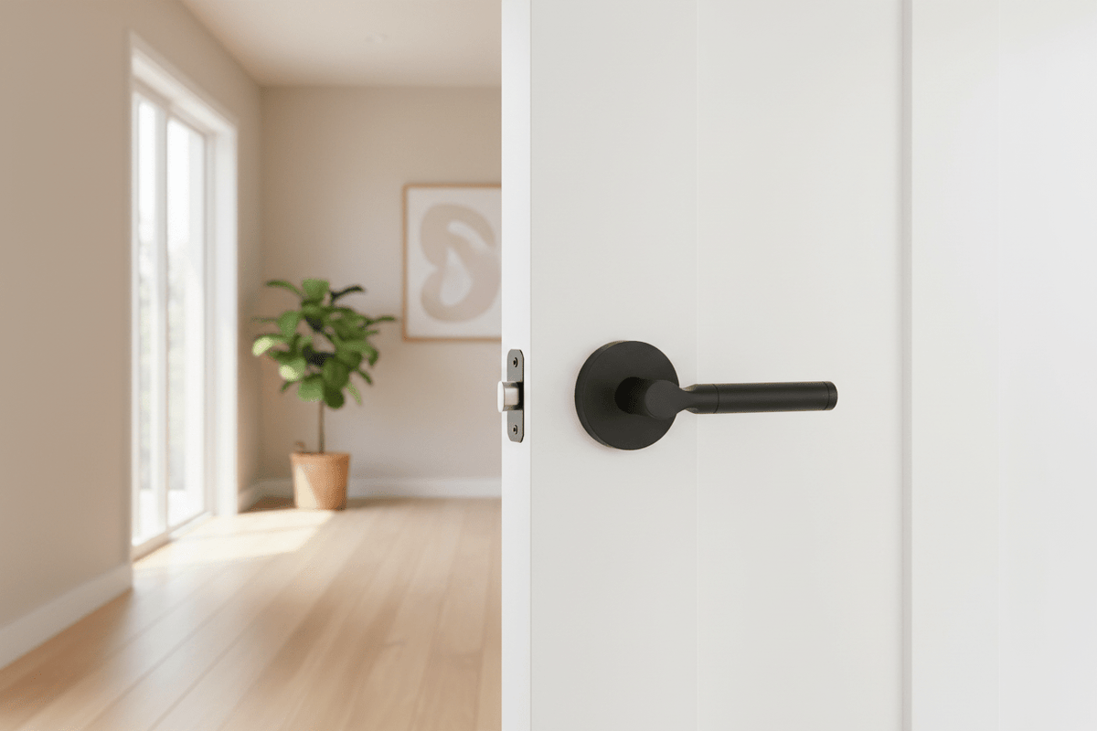L3 - Montana Matte Black Internal handle - Just Doors NSW