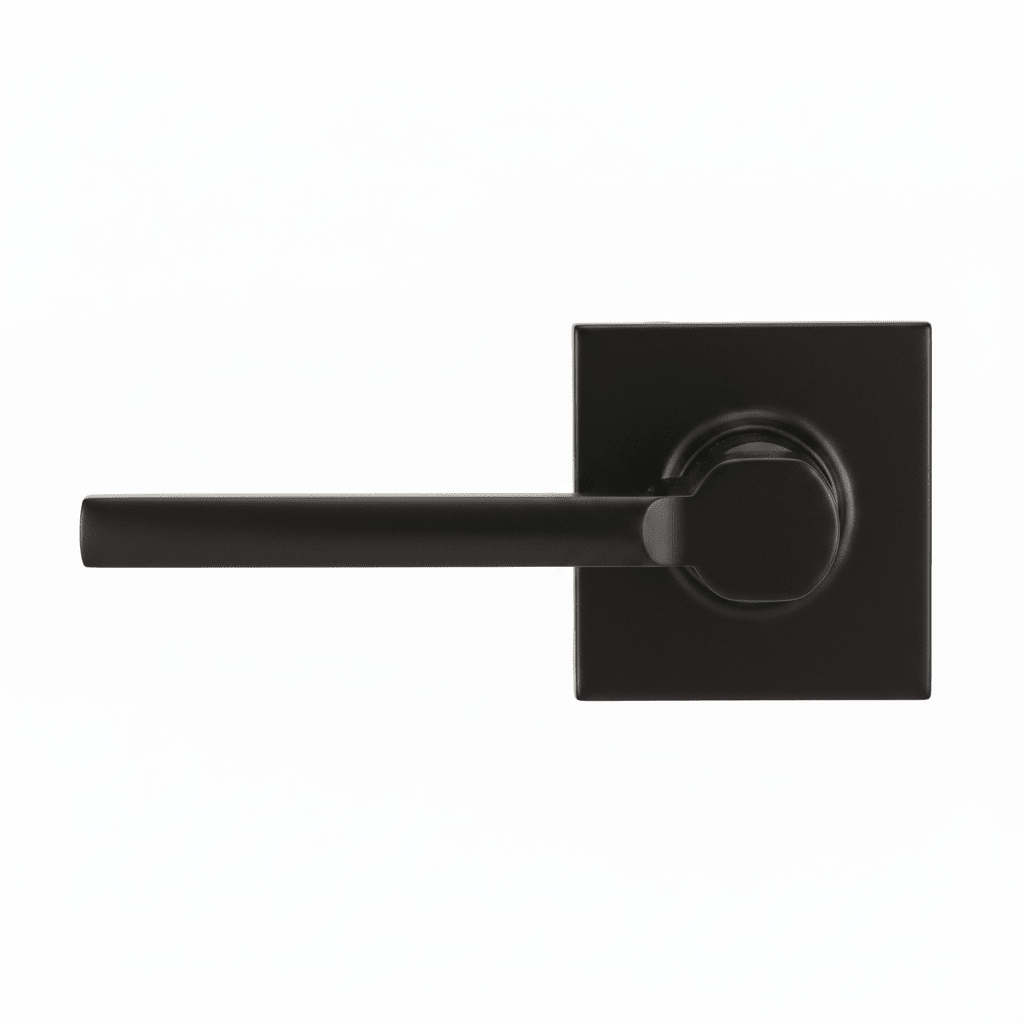 L4 - Vienna Matte Black Internal Handle - Just Doors NSW