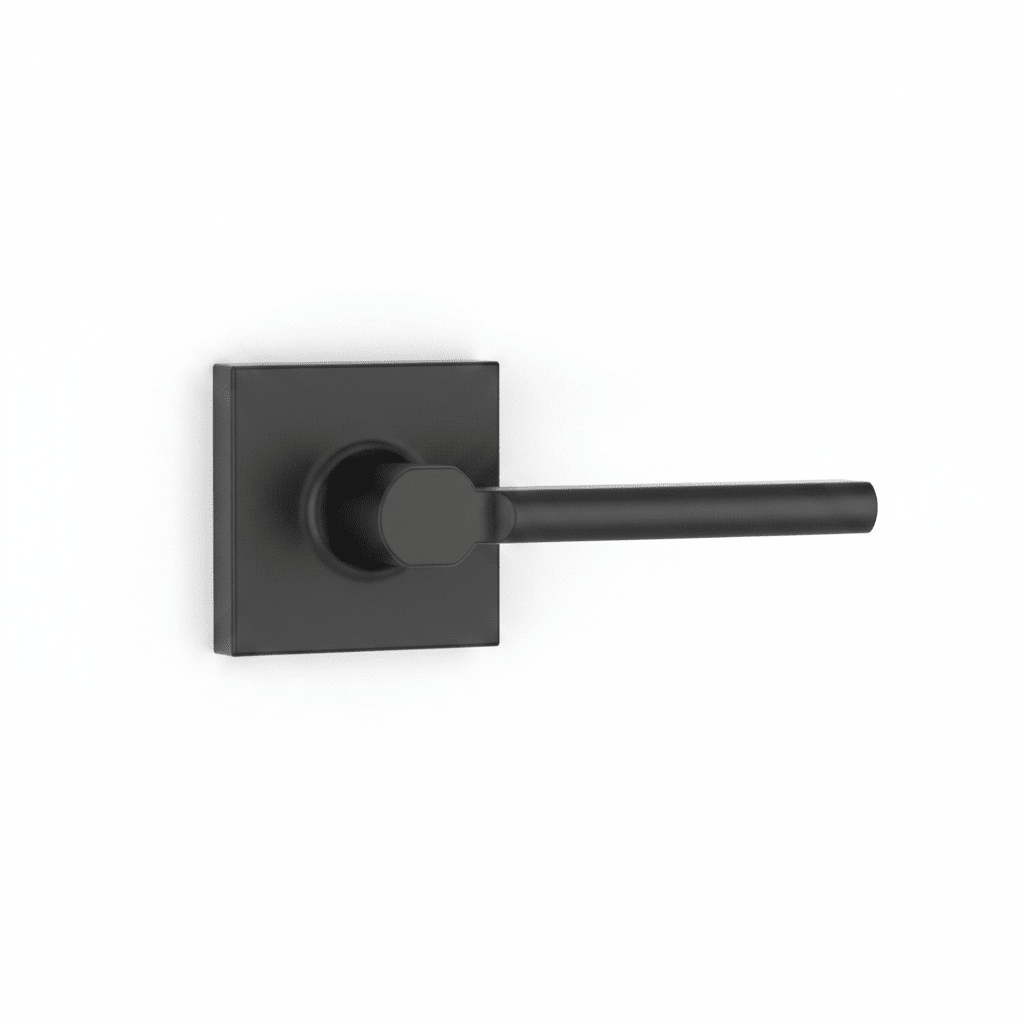 L4 - Vienna Matte Black Internal Handle - Just Doors NSW