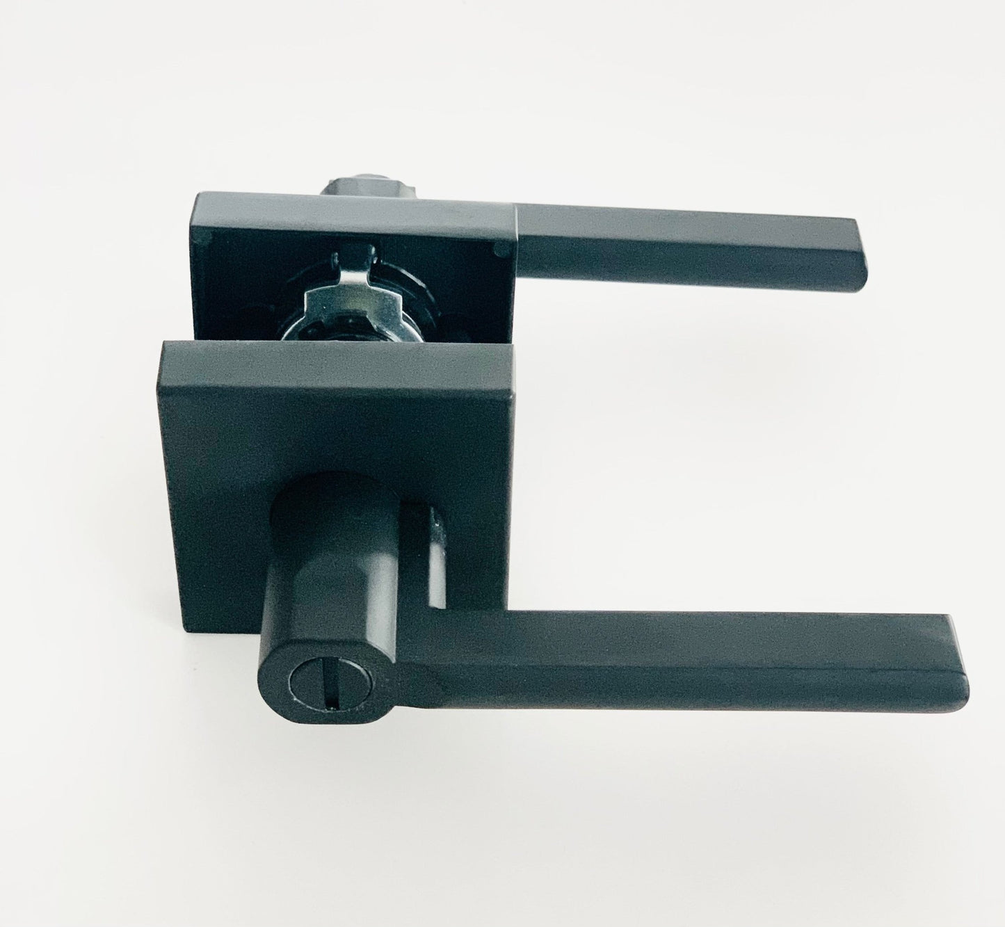 L4 - Vienna Matte Black PRIVACY Handle - Just Doors NSW