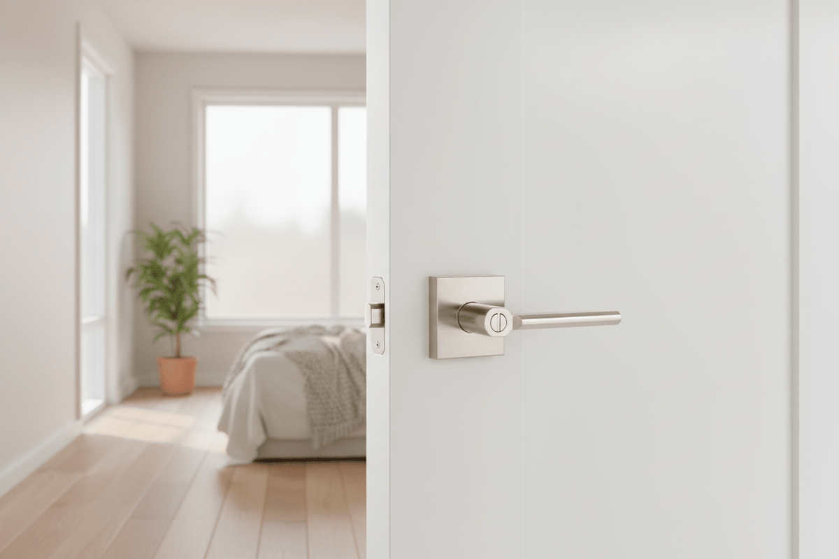 L4 - Vienna Satin Nickel Internal Handle - Just Doors NSW