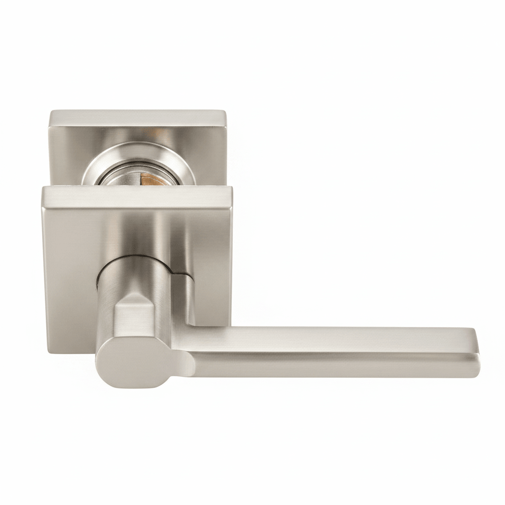 L4 - Vienna Satin Nickel Internal Handle - Just Doors NSW