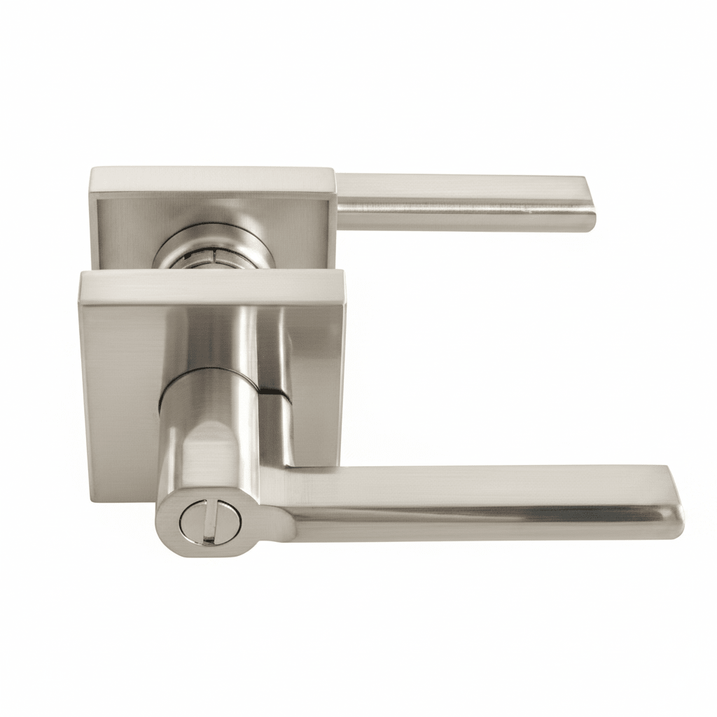 L4 - Vienna Satin Nickel Internal Handle - Just Doors NSW