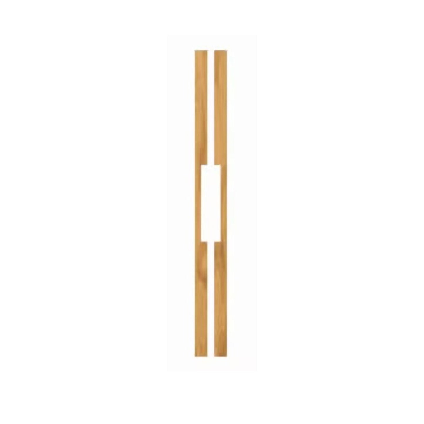 Nixon - Long Wooden Batten Pull Handle - Just Doors NSW