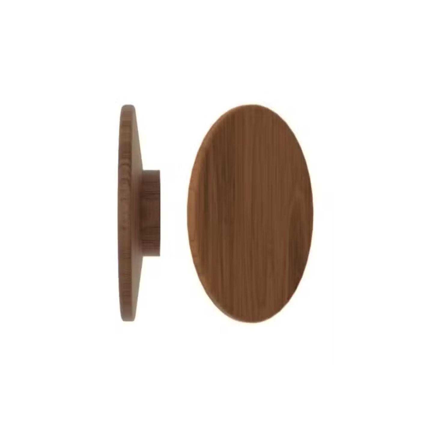 Nixon Wooden Emberwood Round Pull Handle - Just Doors NSW