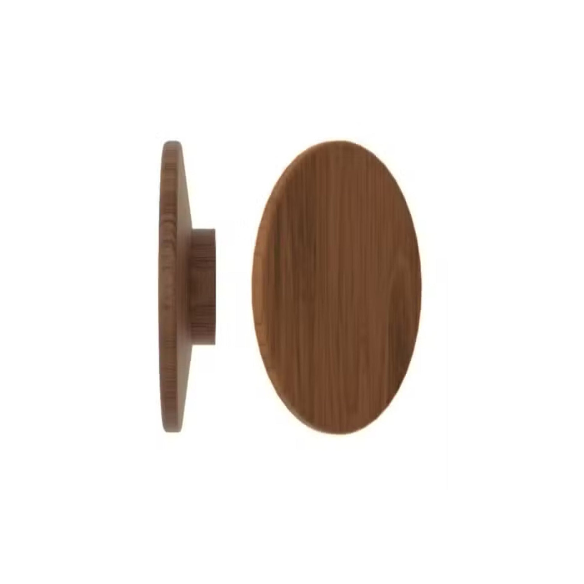 Nixon Wooden Emberwood Round Pull Handle - Just Doors NSW