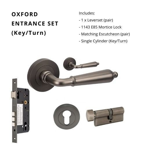 Oxford - Graphite Nickel - Just Doors NSW