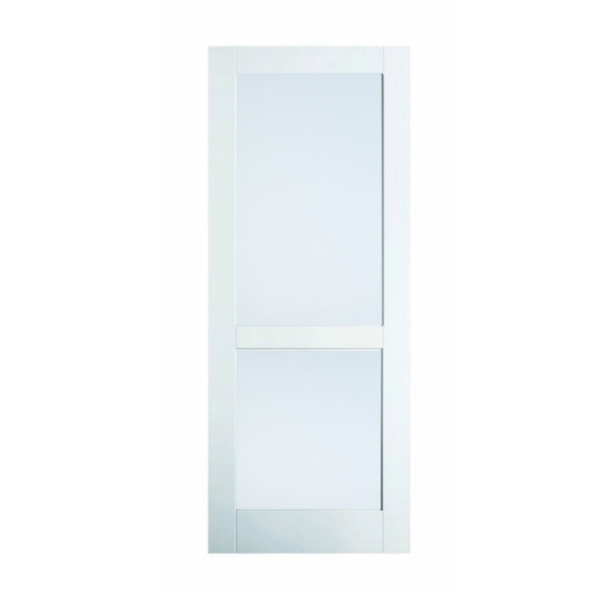 Shaker 2G - Glass Panel Door Options - Just Doors NSW