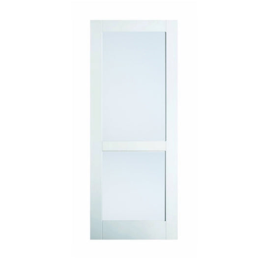 Shaker 2G - Glass Panel Door Options - Just Doors NSW