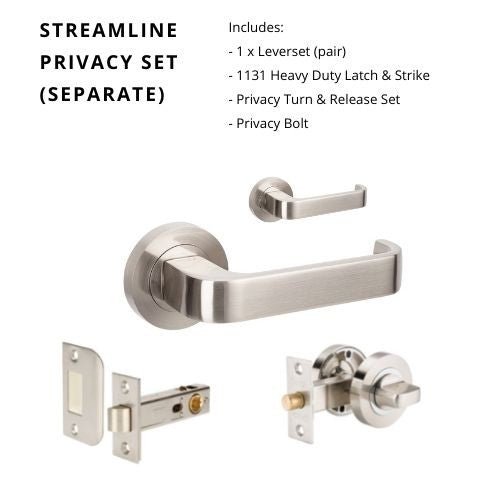 Sreamline - Brushed Nickel - Just Doors NSW